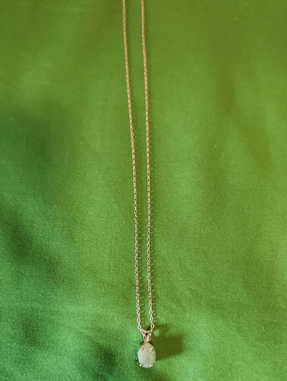🔥Delicate  Adveturine Oval Pendant Necklace - Women Jewelry